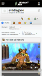 Mobile Screenshot of evildragon4.deviantart.com