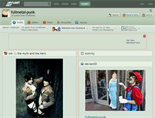 Tablet Screenshot of fullmetal-punk.deviantart.com