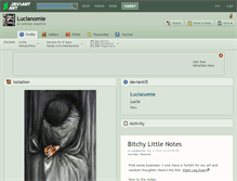 Tablet Screenshot of lucianomie.deviantart.com