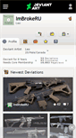 Mobile Screenshot of imbrokeru.deviantart.com