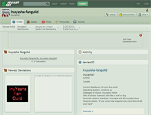 Tablet Screenshot of inuyasha-fanguild.deviantart.com