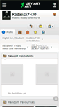 Mobile Screenshot of kodakcx7430.deviantart.com