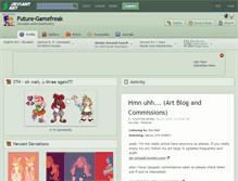 Tablet Screenshot of future-gamefreak.deviantart.com
