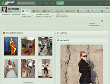 Tablet Screenshot of mehheidi.deviantart.com