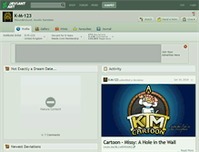 Tablet Screenshot of k-m-123.deviantart.com