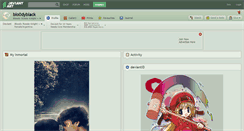 Desktop Screenshot of blo0dyblack.deviantart.com