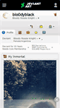 Mobile Screenshot of blo0dyblack.deviantart.com