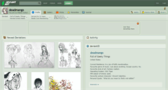 Desktop Screenshot of deadmango.deviantart.com