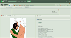 Desktop Screenshot of laurea.deviantart.com