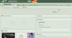 Desktop Screenshot of hentai-freak.deviantart.com
