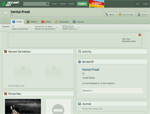 Tablet Screenshot of hentai-freak.deviantart.com