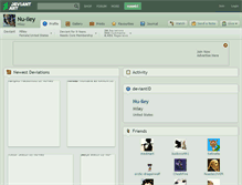 Tablet Screenshot of nu-iley.deviantart.com