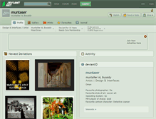 Tablet Screenshot of muntaser.deviantart.com