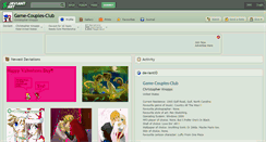 Desktop Screenshot of game-couples-club.deviantart.com