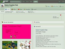 Tablet Screenshot of game-couples-club.deviantart.com