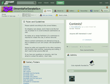 Tablet Screenshot of dimentiafordonatello.deviantart.com