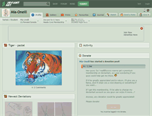 Tablet Screenshot of mia-oneill.deviantart.com