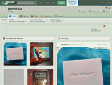 Tablet Screenshot of dominik528.deviantart.com