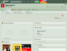Tablet Screenshot of hidanjashin13.deviantart.com