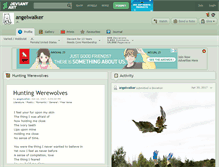 Tablet Screenshot of angelwalker.deviantart.com
