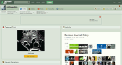 Desktop Screenshot of mitinandim.deviantart.com