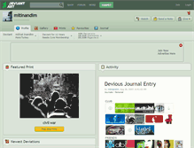 Tablet Screenshot of mitinandim.deviantart.com