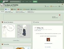 Tablet Screenshot of ive-been-activated.deviantart.com