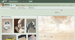Desktop Screenshot of lightoma.deviantart.com