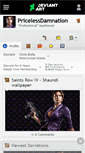 Mobile Screenshot of pricelessdamnation.deviantart.com