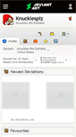 Mobile Screenshot of knucklesplz.deviantart.com
