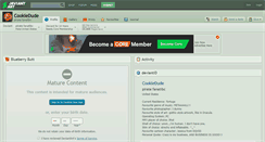 Desktop Screenshot of cookiedude.deviantart.com