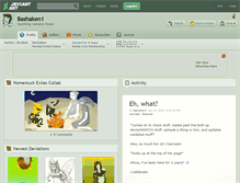 Tablet Screenshot of bashaken1.deviantart.com