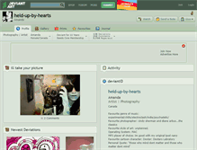 Tablet Screenshot of held-up-by-hearts.deviantart.com