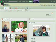 Tablet Screenshot of midorip.deviantart.com