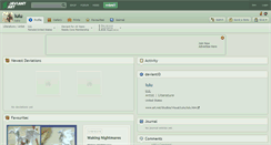 Desktop Screenshot of lulu.deviantart.com