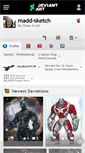 Mobile Screenshot of madd-sketch.deviantart.com