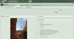 Desktop Screenshot of l11ll3.deviantart.com