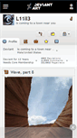 Mobile Screenshot of l11ll3.deviantart.com
