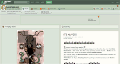 Desktop Screenshot of lenorelovers.deviantart.com