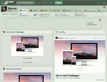 Tablet Screenshot of filipe-ps.deviantart.com