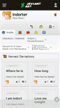 Mobile Screenshot of indorter.deviantart.com
