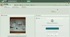 Desktop Screenshot of dwedge.deviantart.com