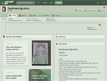 Tablet Screenshot of daydreaminglatina.deviantart.com