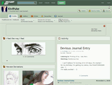 Tablet Screenshot of kiwipulse.deviantart.com