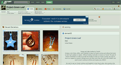 Desktop Screenshot of project-green-leaf.deviantart.com