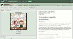 Desktop Screenshot of kamidiox.deviantart.com