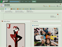 Tablet Screenshot of marekat.deviantart.com