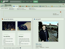 Tablet Screenshot of nick-chan.deviantart.com