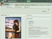 Tablet Screenshot of icebyakko.deviantart.com