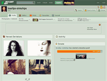 Tablet Screenshot of loselips-sinkships.deviantart.com